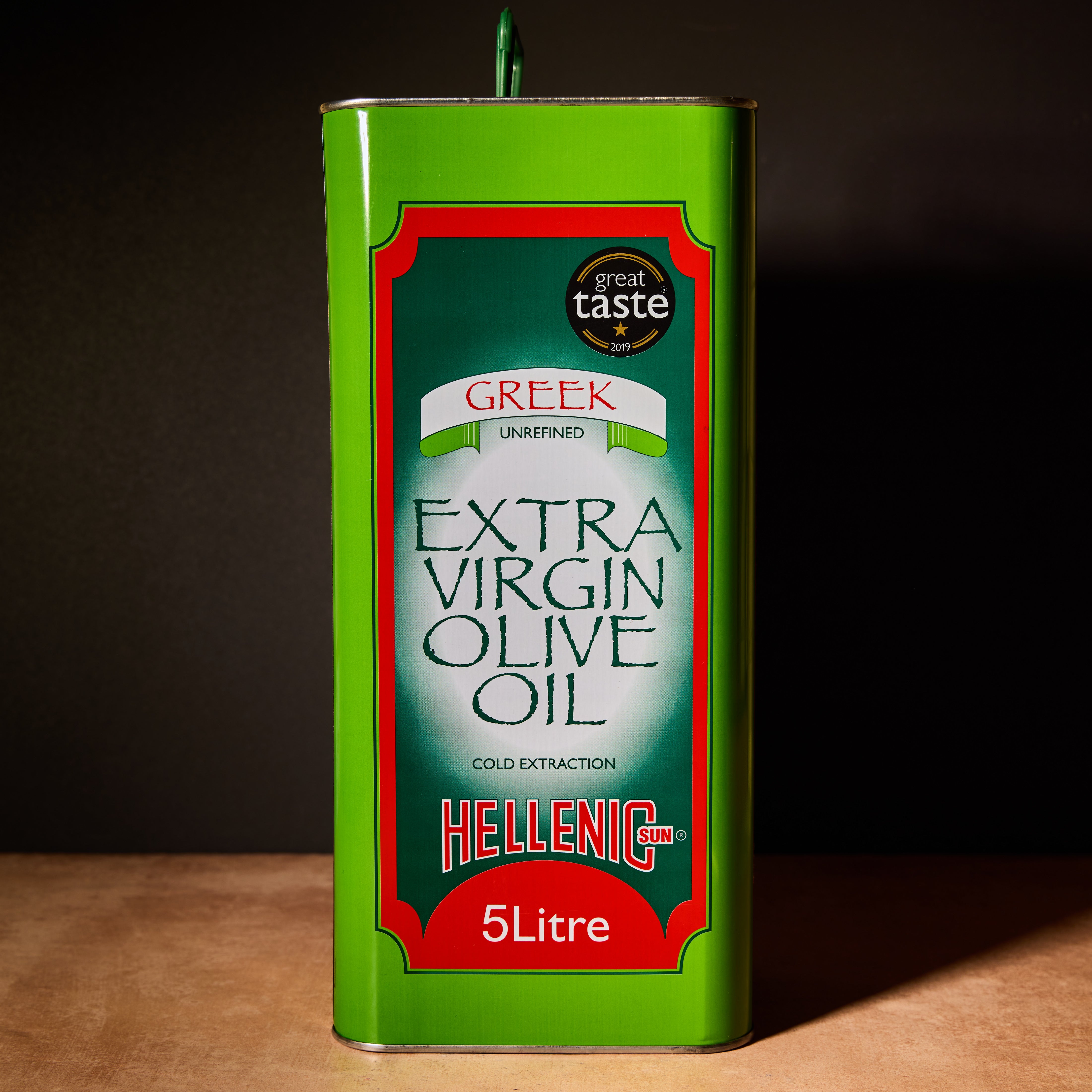 Hellenic Sun Extra Virgin Olive Oil from Crete 5ltr Tin Olives&Oils(O&O)